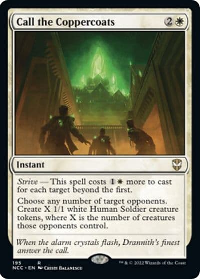 Call the Coppercoats Commander: Streets of New Capenna Magic card