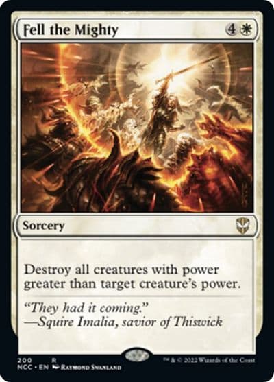 Fell the Mighty Commander: Streets of New Capenna Magic card