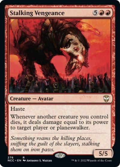 Stalking Vengeance Commander: Streets of New Capenna Magic card