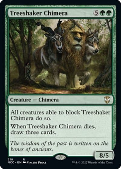 Treeshaker Chimera Commander: Streets of New Capenna Magic card