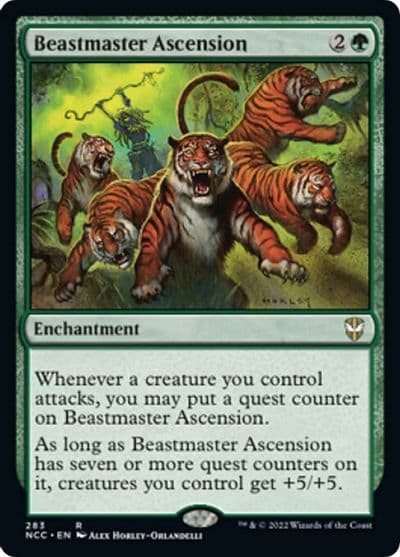Beastmaster Ascension Commander: Streets of New Capenna Magic card