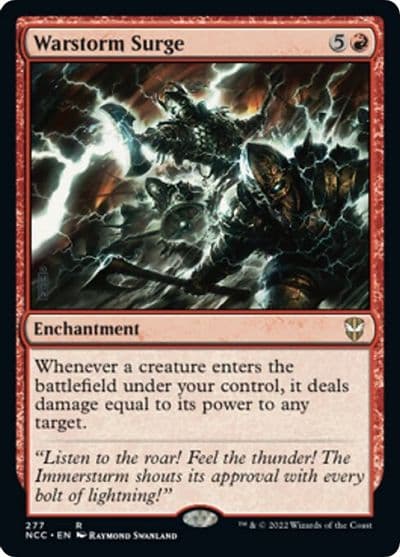 Warstorm Surge Commander: Streets of New Capenna Magic card