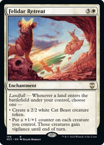 Felidar Retreat Commander: Streets of New Capenna Magic card