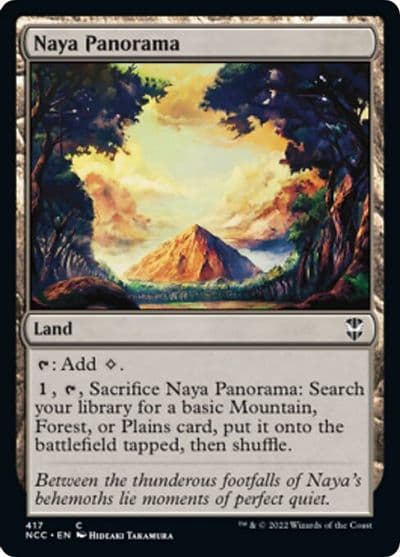Naya Panorama Commander: Streets of New Capenna Magic card