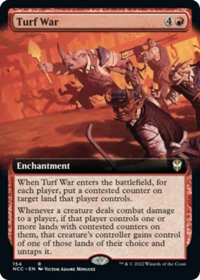 Turf War Extended Art Commander: Streets of New Capenna Magic card