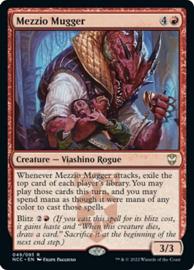 Mezzio Mugger Commander: Streets of New Capenna Magic card