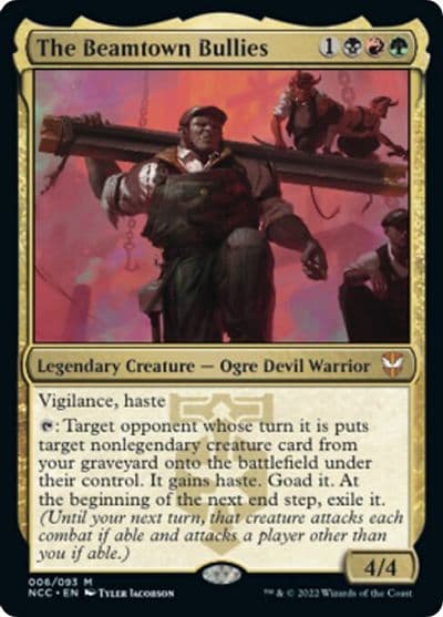 The Beamtown Bullies Commander: Streets of New Capenna Magic card
