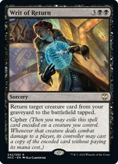Writ of Return Commander: Streets of New Capenna Magic card
