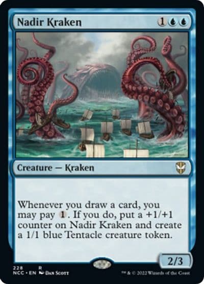 Nadir Kraken Commander: Streets of New Capenna Magic card