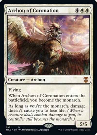 Archon of Coronation Commander: Streets of New Capenna Magic card