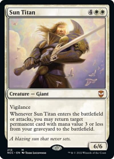 Sun Titan Commander: Streets of New Capenna Magic card