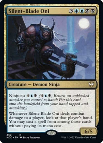 Silent Blade Oni Commander: Streets of New Capenna Magic card