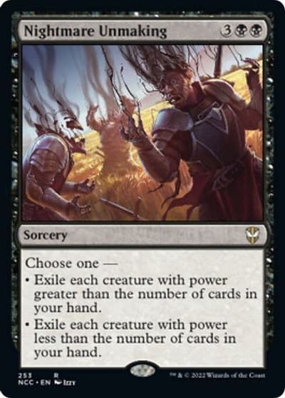 Nightmare Unmaking Commander: Streets of New Capenna Magic card