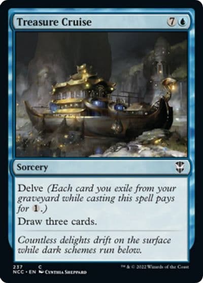Treasure Cruise Commander: Streets of New Capenna Magic card