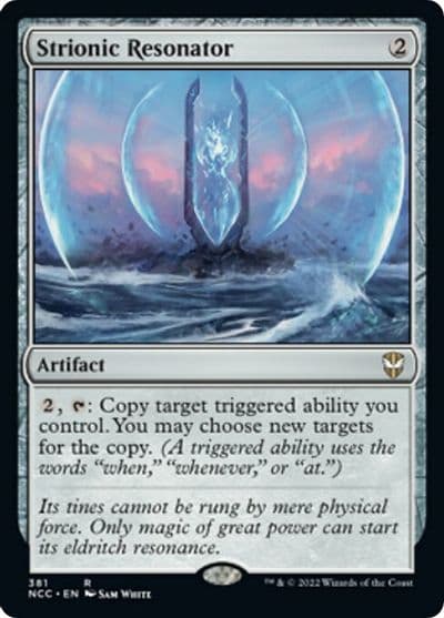 Strionic Resonator Commander: Streets of New Capenna Magic card