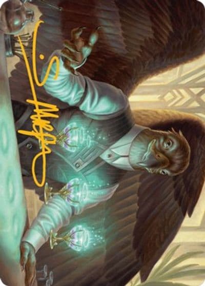 Speakeasy Server Art Card Gold Stamped Signature Art Series: Streets of New Capenna Magic card