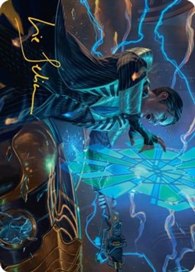 Brokers Veteran Art Card Gold Stamped Signature Art Series: Streets of New Capenna Magic card