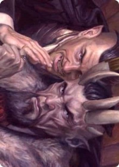 A Little Chat Art Card Art Series: Streets of New Capenna Magic card