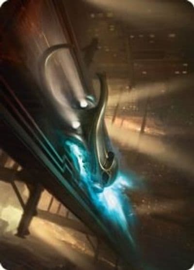 Run Out of Town Art Card Art Series: Streets of New Capenna Magic card