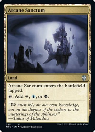 Arcane Sanctum Commander: Streets of New Capenna Magic card