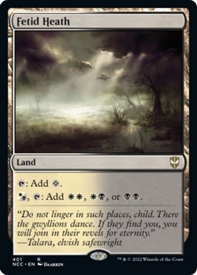 Fetid Heath Commander: Streets of New Capenna Magic card