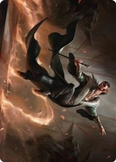 Fleetfoot Dancer Art Card Art Series: Streets of New Capenna Magic card