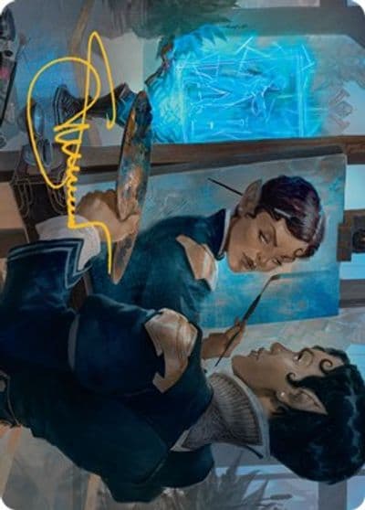 Parnesse the Subtle Art Card Gold Stamped Signature Art Series: Streets of New Capenna Magic card
