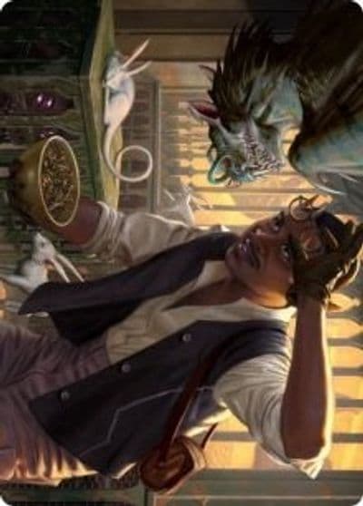 Bennie Bracks Zoologist Art Card Art Series: Streets of New Capenna Magic card