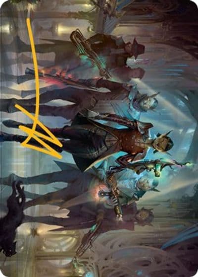 Familys Favor Art Card Gold Stamped Signature Art Series: Streets of New Capenna Magic card
