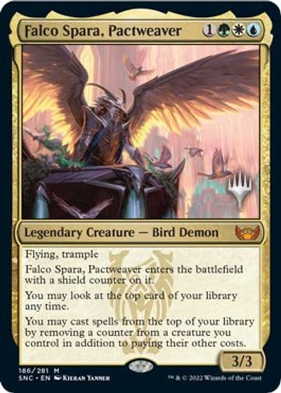Falco Spara Pactweaver Promo Pack: Streets of New Capenna Magic card