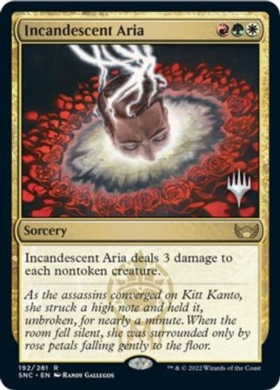 Incandescent Aria Promo Pack: Streets of New Capenna Magic card