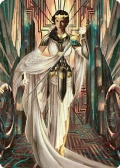 Elspeth Resplendent Art Card 64 81 Art Series: Streets of New Capenna Magic card
