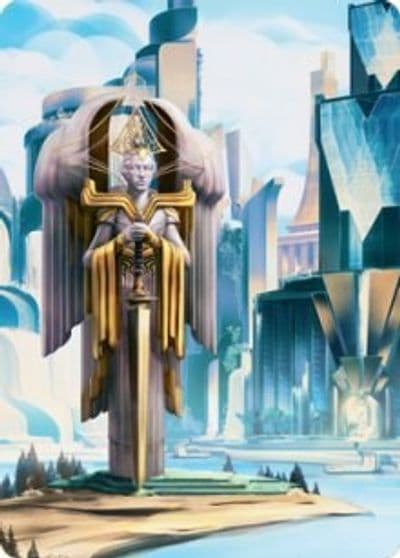 Island Art Card Art Series: Streets of New Capenna Magic card