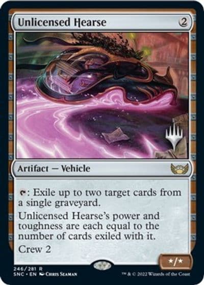 Unlicensed Hearse Promo Pack: Streets of New Capenna Magic card