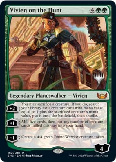 Vivien on the Hunt Promo Pack: Streets of New Capenna Magic card