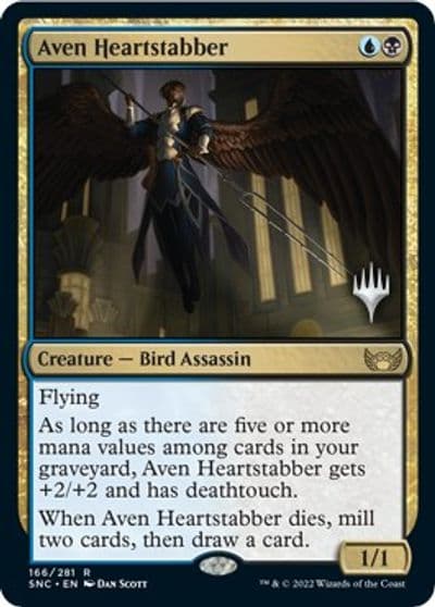 Aven Heartstabber Promo Pack: Streets of New Capenna Magic card