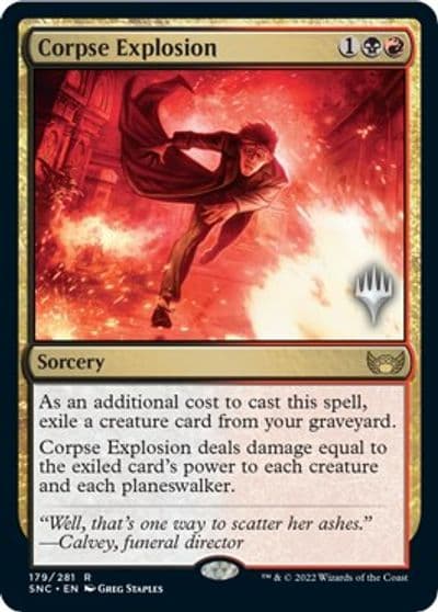 Corpse Explosion Promo Pack: Streets of New Capenna Magic card