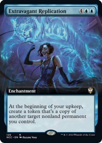 Extravagant Replication Extended Art Commander: Streets of New Capenna Magic card