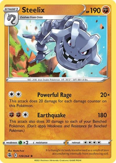 Steelix Deck Exclusives Pokemon card