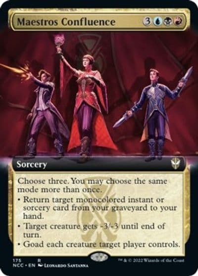 Maestros Confluence Extended Art Commander: Streets of New Capenna Magic card