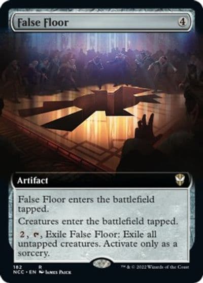 False Floor Extended Art Commander: Streets of New Capenna Magic card