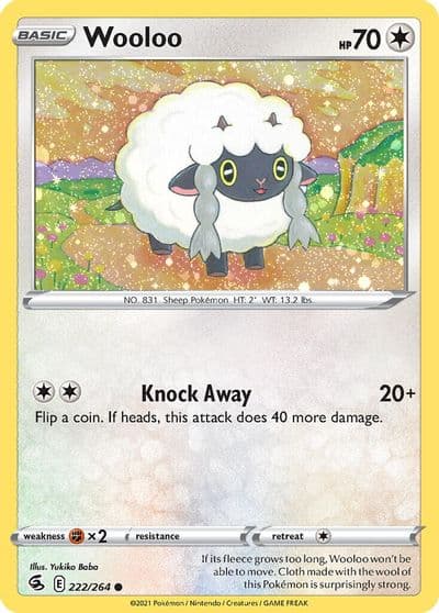 Wooloo (Cosmos Holo) Miscellaneous Cards & Products Pokemon card