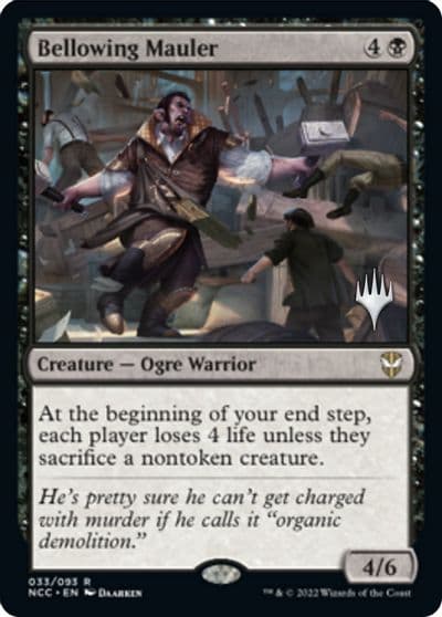 Bellowing Mauler Promo Pack: Streets of New Capenna Magic card