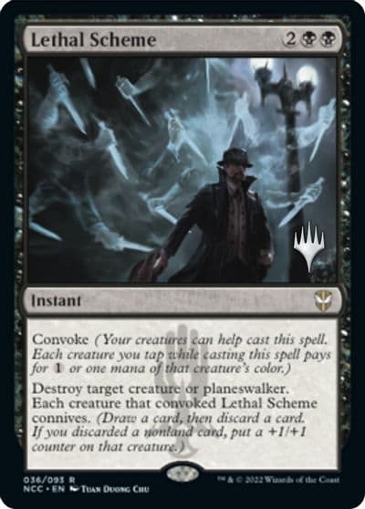 Lethal Scheme Promo Pack: Streets of New Capenna Magic card