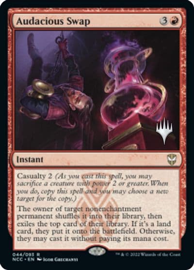 Audacious Swap Promo Pack: Streets of New Capenna Magic card