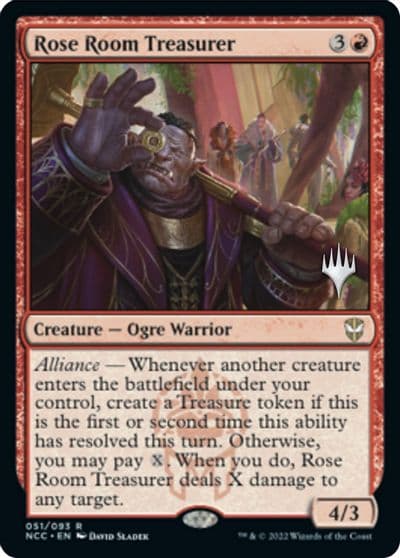 Rose Room Treasurer Promo Pack: Streets of New Capenna Magic card