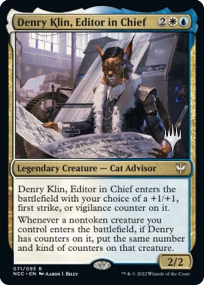 Denry Klin Editor in Chief Promo Pack: Streets of New Capenna Magic card