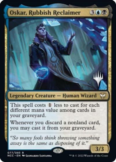 Oskar Rubbish Reclaimer Promo Pack: Streets of New Capenna Magic card