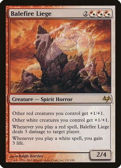 Balefire Liege Eventide Magic card