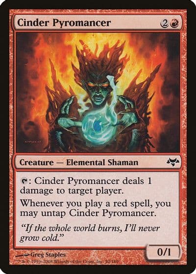 Cinder Pyromancer Eventide Magic card